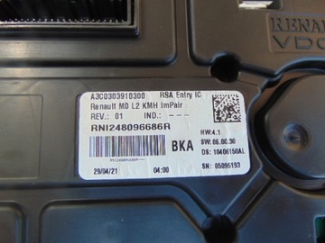 PŘÍSTROJOVÁ DESKA DO RENAULT KANGOO EXPRESS 21R