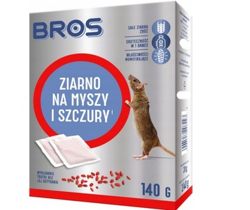 Ziarno Na Myszy I Szczury 140g BROS