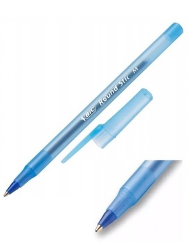 Długopis BIC ROUND STICK MEDIUM niebieski 1 sztuka