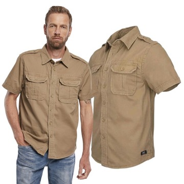 Košeľa s krátkym rukávom BRANDIT Vintage Shirt Coyote M
