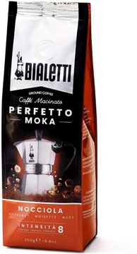 Кофе Bialetti Moka Gusto Nocciola молотый орех 250г для кофеварок