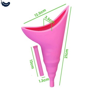 ТУАЛЕТ ВЕСЕЛЫЙ, ЖЕНСКИЙ СИЛИКОНОВЫЙ писсуар, КЕМПИНГ