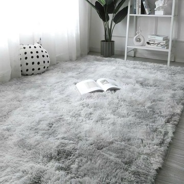 ПЛЮШЕВЫЙ КОВЕР SHAGGY PLUSH HAIRY GREY 120x160