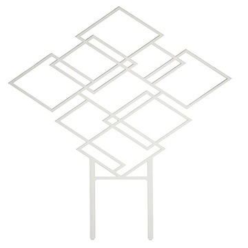 Podpórka do roślin 46 cm kwadraty bezbarwna Form-Plastic