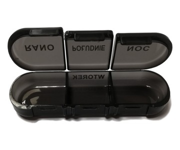 V5 КОРОБКА ДЛЯ ОРГАНИЗАТОРА ТАБЛЕТКИ ЛЕКАРСТВ НА 7 ДНЕЙ 3 ВРЕМЕНА ДНЯ ПОЛЬСКИЕ СУБТИТРЫ