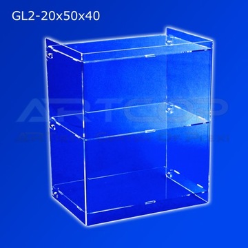 Gablotka, Witrynka, Regał, Szafka 20x50x40 z PLEXI do piekarni apteki domu