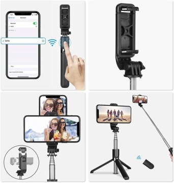 ПАЛКА ДЛЯ СЕЛФИ ШТАТИВ ДЕРЖАТЕЛЬ ДЛЯ ФОТО + ПУЛЬТ BLUETOOTH 3в1