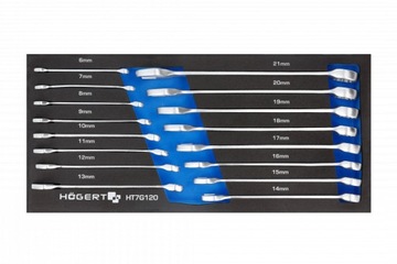 HOGERT HT7G120 КОМБИНИРОВАННЫЕ КЛЮЧИ С ВСТАВКОЙ 16 EL