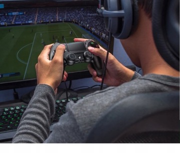 ПРОВОДНОЙ КОНТРОЛЛЕР PAD ДЛЯ PS4 VIBRATIONS ЧЕРНЫЙ