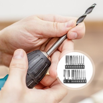 Набор сверл с шестигранными битами, 2 комплекта