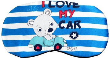 OPASKA NA OCZY DO SPANIA MASKA SATYNA SAMOCHÓD