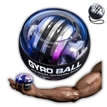 POWERBALL ГИРОСКОПИЧЕСКИЙ ШАРОВОЙ УСИЛИТЕЛЬ ДЛЯ ТРЕНИРОВКИ ЗАПЯСТЕЙ ДО 61 КГ