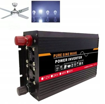 АВТОПРЕОБРАЗОВАТЕЛЬ PURE SINUS 1500Вт 12В-220В