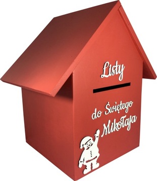 ПИСЬМЕННЫЙ ЯЩИК САНТЕ КОНВЕРТ РОЖДЕСТВЕНСКИЙ ДЕКОР