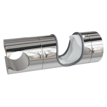 Uchwyt na słuchawkę do drążka prysznicowego chromowany regulowany 22-25