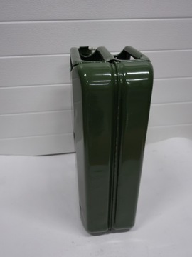 Канистра, емкость: 20 л, металл, нержавеющая сталь, зеленая, аппликация