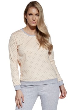 Piżama damska Cornette 784/336 Sandra XXL groszki