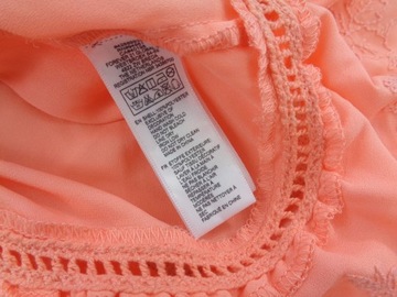 38-40 FOREVER 21 BLUZKA TOP KORONKA PEACH L39-69