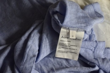 Acne Studios Narda linen koszulka XS t-shirt len