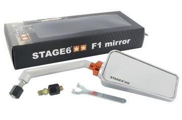 Lusterko Stage6 F1 Style M8, prawe, aluminium
