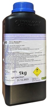 NADMANGANIAN POTASU - kalium hypermanganicum 1kg