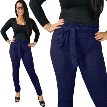 SPODNIE CYGARETKI leginsy CASUAL damskie - L/XL