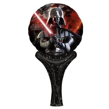 Balon foliowy 15 cm x 30 cm Star Wars Darth Vader