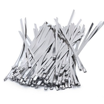 СВЯЗКИ-КЛИПЫ МЕТАЛЛИЧЕСКИЕ СТАЛЬНЫЕ СВЯЗИ 4,6 x 100 прочные 100 шт.