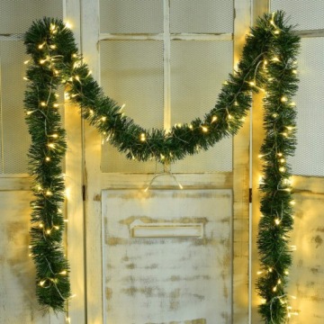 ЕЛОЧНАЯ ГИРЛЯНДИЯ, СВЕТОДИОДНЫЕ СВЕТИЛЬНИКИ, ИСКУССТВЕННАЯ ЦЕПЬ, 5м