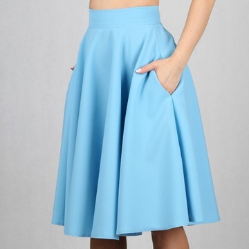 Синяя юбка-солнце XXL POCKETS SPREAD