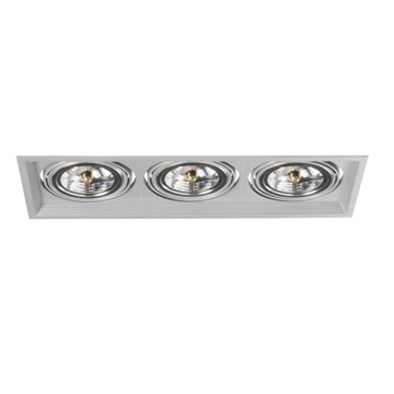 Oprawa downlight ARTO 3L-SR potrójna srebrna