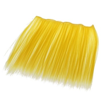 de-25cm High temperature Wire Doll Straight for Styling Dress Up Yellow
