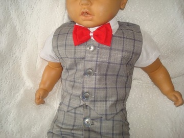 КОМПЛЕКТ ЖИЛЕТ ОДЕЖДЫ /КРЕЩЕНИЕ/СВАДЬБА/ 74