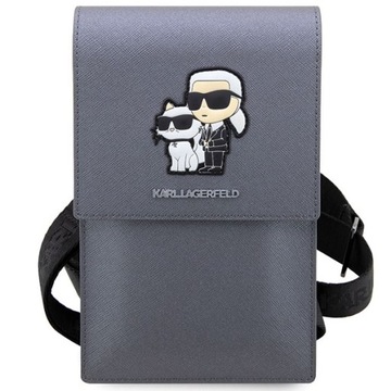 Mini torebka na telefon Karl Lagerfeld kopertówka