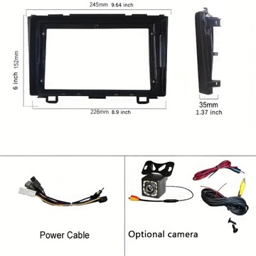 Для Honda CRV 2006-2012 2 ГБ 32 ГБ 9 дюймов работает с Android 12