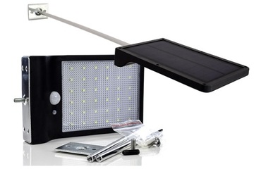 3X WODOSZCZELNA HERMETYCZNA LAMPA ELEWACYJNA SOLARNA Z PANELEM SŁONECZNYM