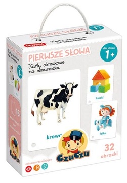 CzuCzu Karty obrazkowe Pierwsze słowa 1+