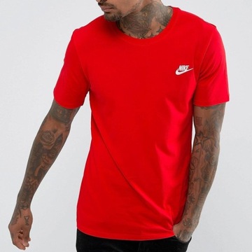 Футболка Nike, мужская спортивная футболка, красная 827021-611 S
