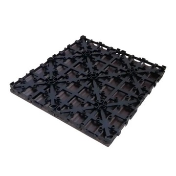 Серая композитная террасная доска 30 x 30 x 2,5 см