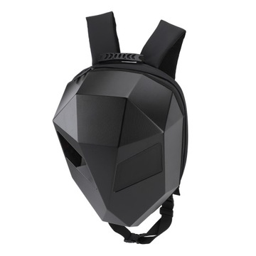 Мотоциклетный рюкзак со светодиодной подсветкой, водонепроницаемый жесткий футляр, крутой дизайн 43