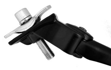 Твердая регулируемая центральная подставка для велосипеда, 24–29 дюймов, черная