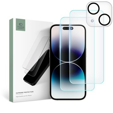 TP - 3 x SZKŁO - NA EKRAN KAMERĘ DO IPHONE 15