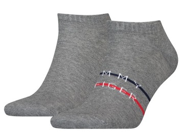 TOMMY HILFIGER SKARPETY MĘSKIE STOPKI 39-42 popiel