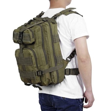 Plecak Turystyczny Trekkingowy Sportowy Wojskowy Taktyczny Khaki Męski XL