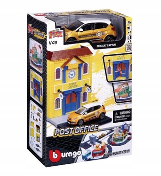 MIASTO BBURAGO Poczta + RENAULT CAPTUR 1:43