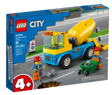 LEGO 60325 CITY CIĘŻARÓWKA Z BETONIARKĄ