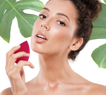 GĄBKA DO MAKIJAŻU RÓŻ BLENDER DO PODKŁADU SPONGE BEAUTY BLENDER