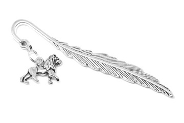 ZAKŁADKA DO KSIĄŻKI lew kot DŻUNGLA