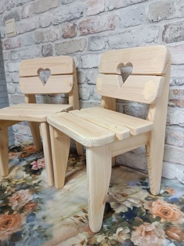 Мини деревянный стул для фотосессии, реквизит-сердце Transwood