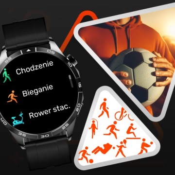 SMARTWATCH Мужские часы Монитор артериального давления Пульсовое меню PL Talks Sport 3 ПОЛОСКИ